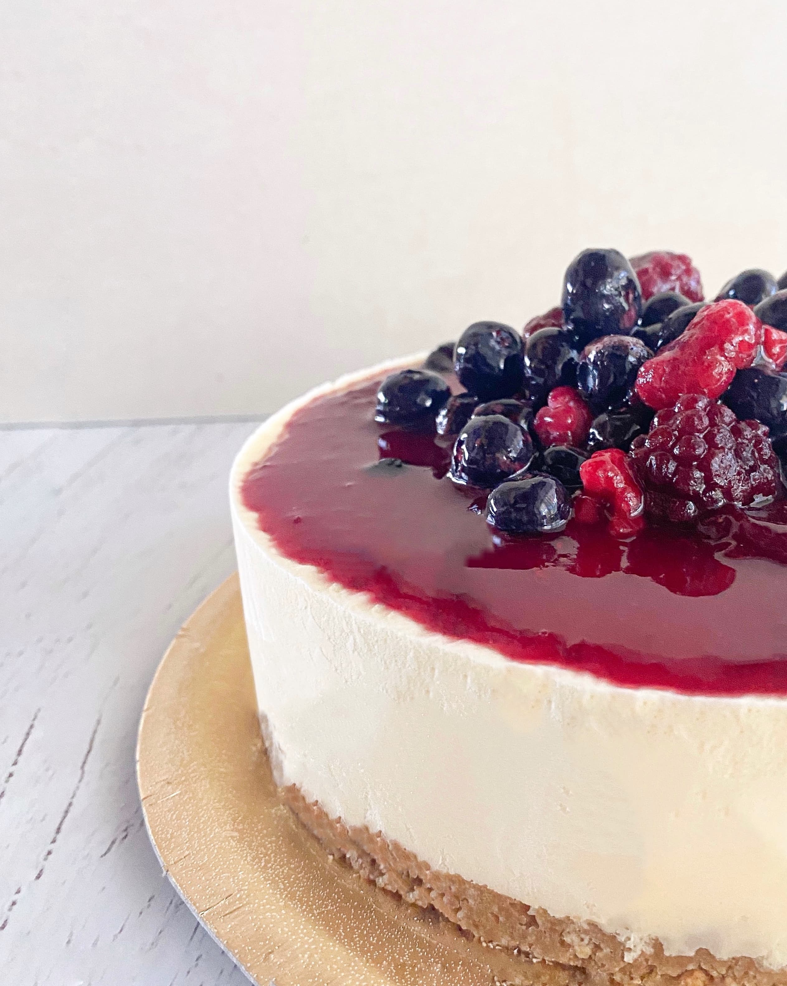 Cheesecake de frutos rojos